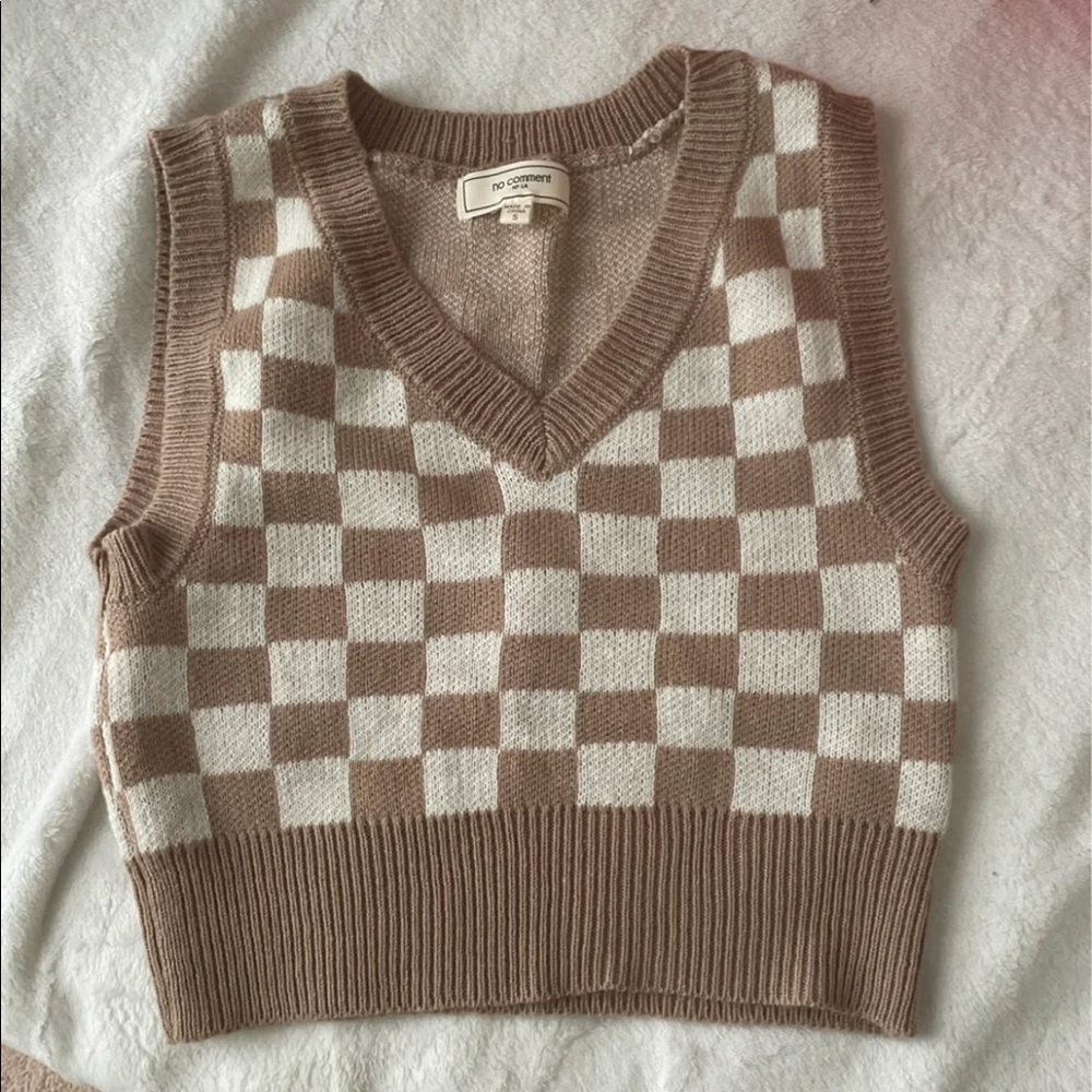 Brown Sweater Vest